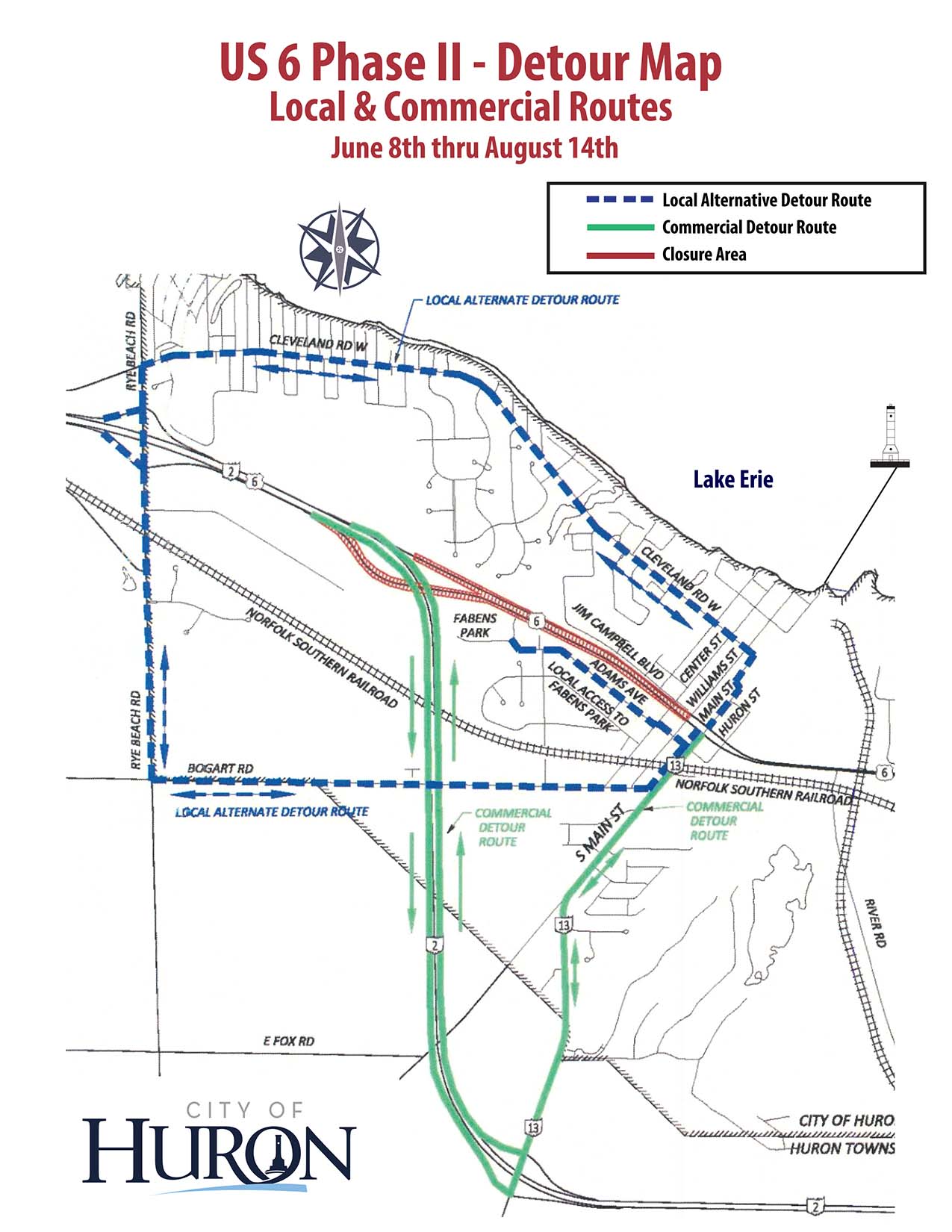 Detour Map